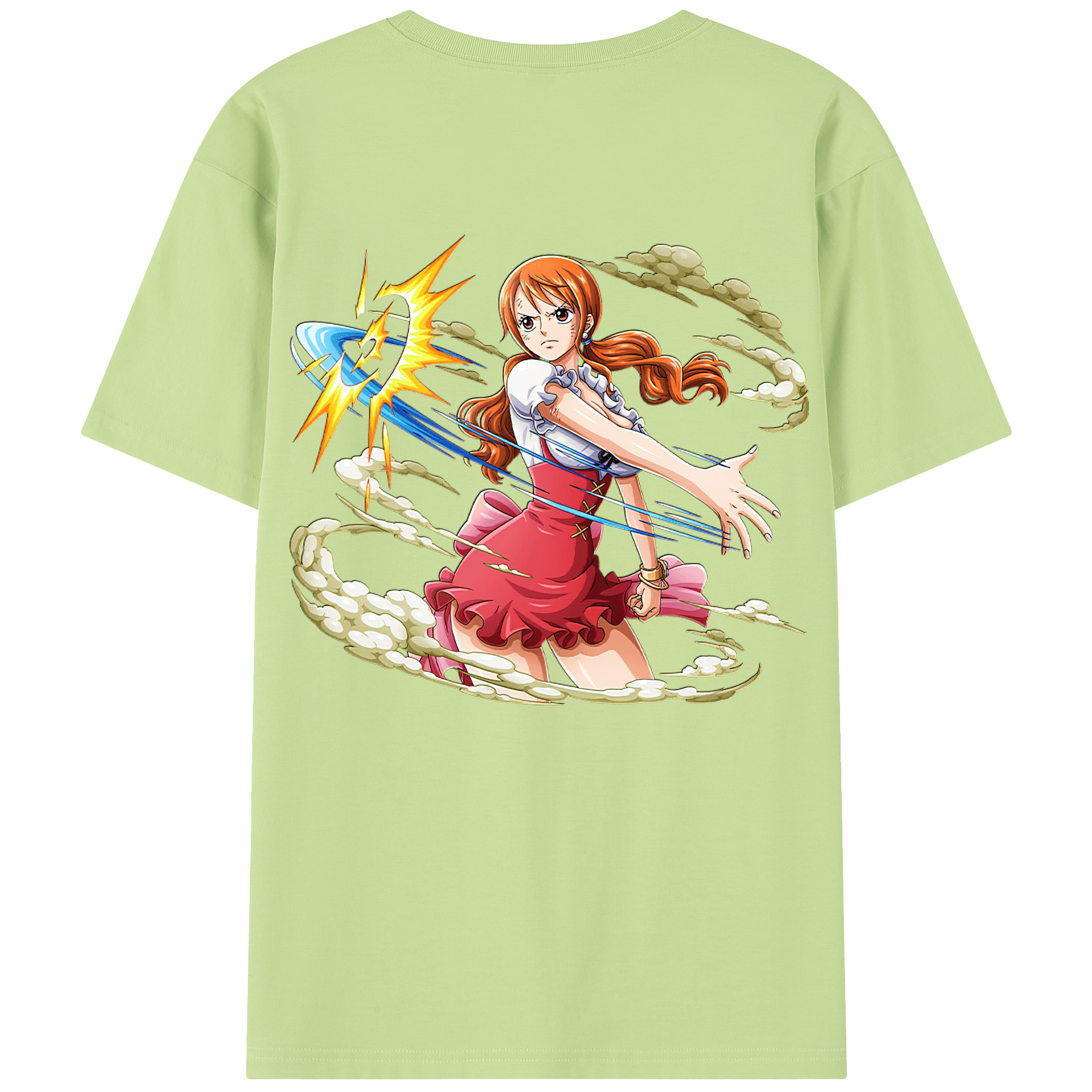 ワンピース ナミ ONE PIECE Nami 綿100％半袖Tシャツ（背面プリント）